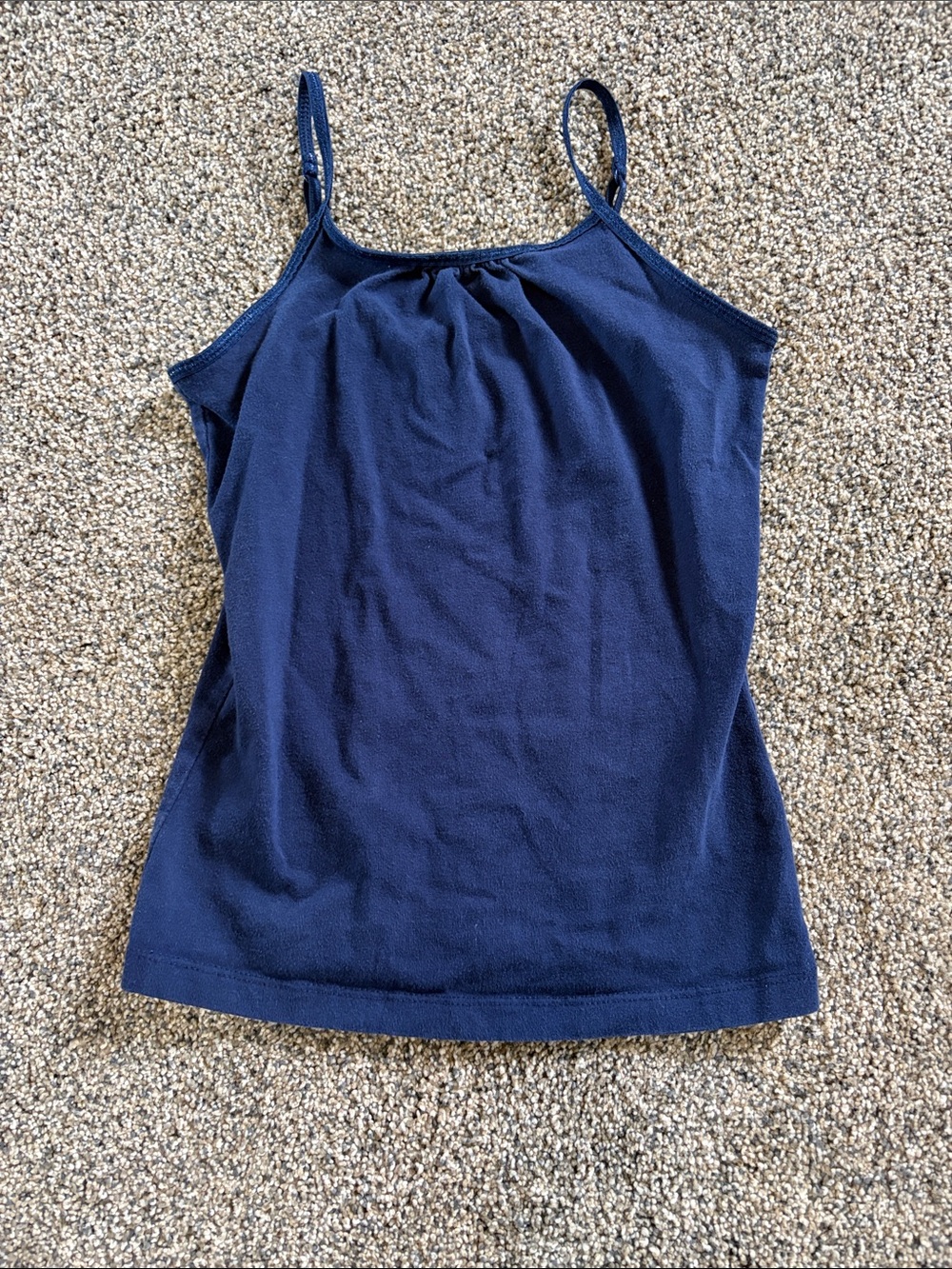 Girls Cherokee Navy Blue Spaghetti Strap Camisole Size Medium 7/8